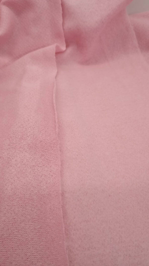 Baby Pink Fleece, 64" width, 1 3/4 yd length