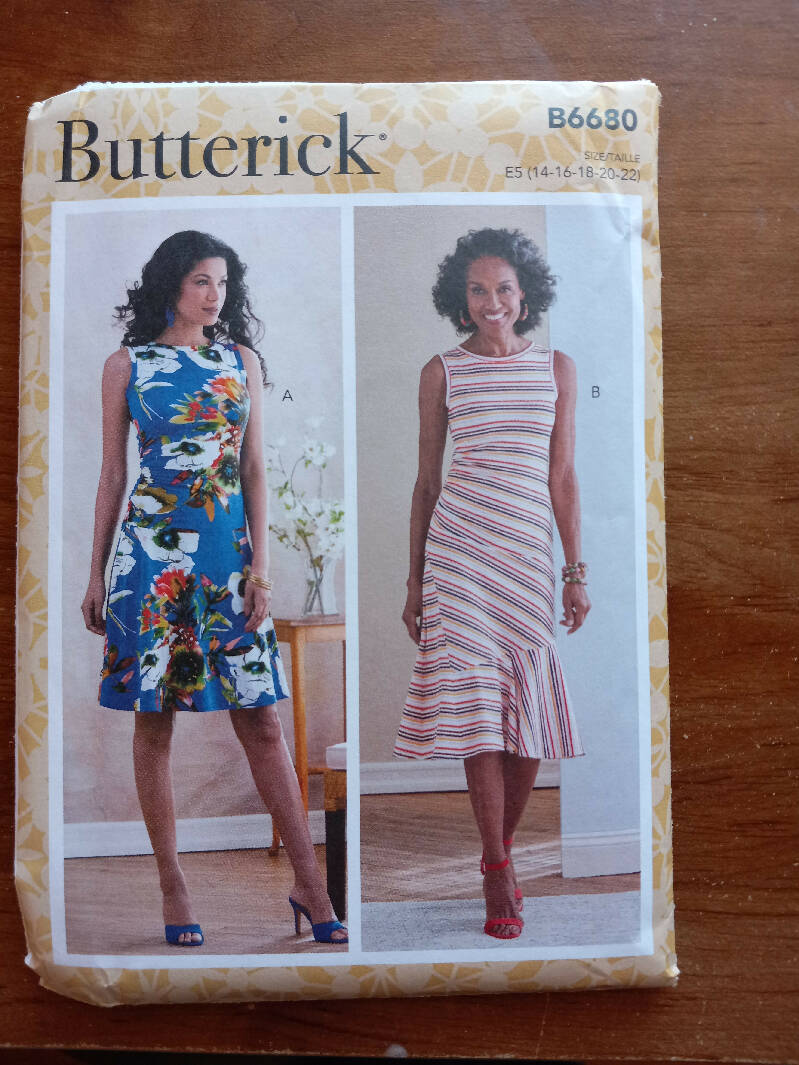 Butterick 6680 - Knit dress