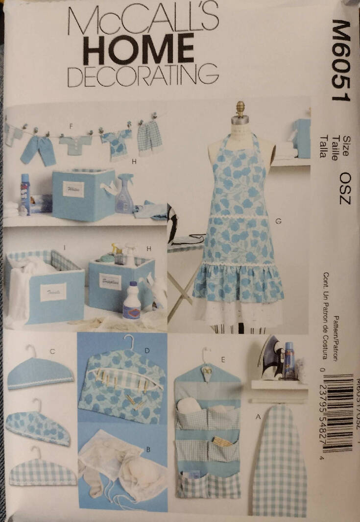 Simplicity Home Decorating Sewing Pattern R11214 for Table Decor, Decorations, Tea Towel, Apron, Placemat, Napkin, Pumpkin, Hat, Table Runner, Uncut