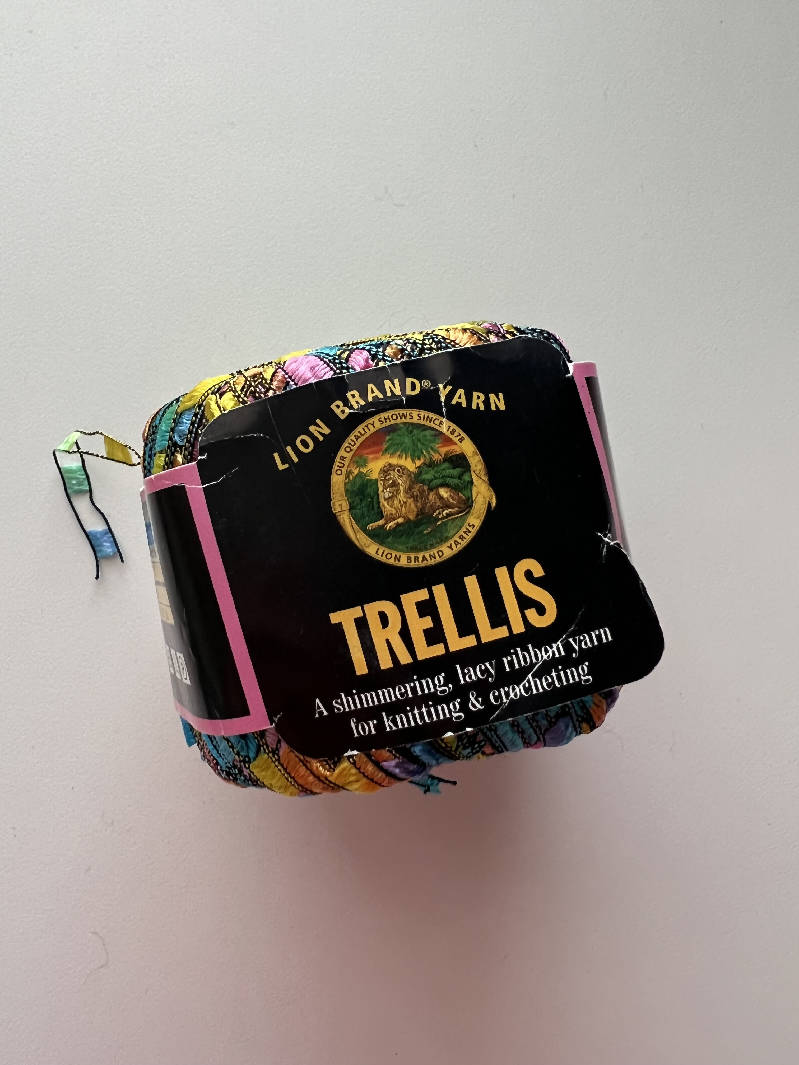 Lion Brand Yarn Trellis - Pastel Garden (Partial cake)