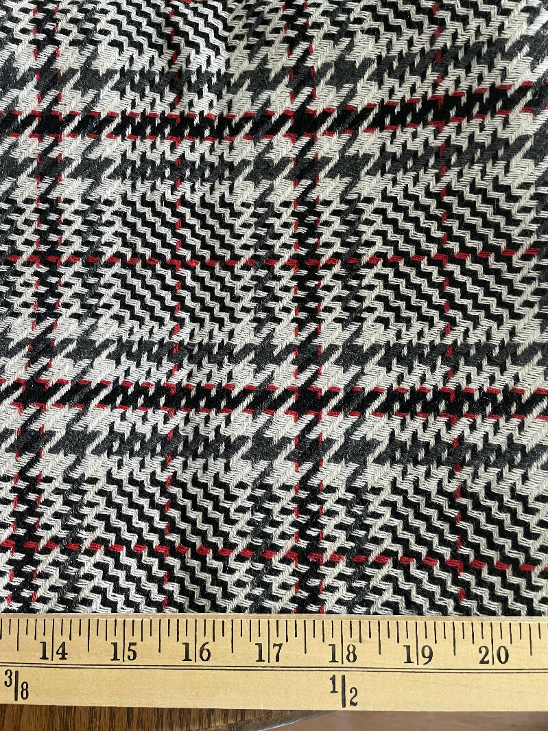 Wool large Glen Plaid, 1 yd