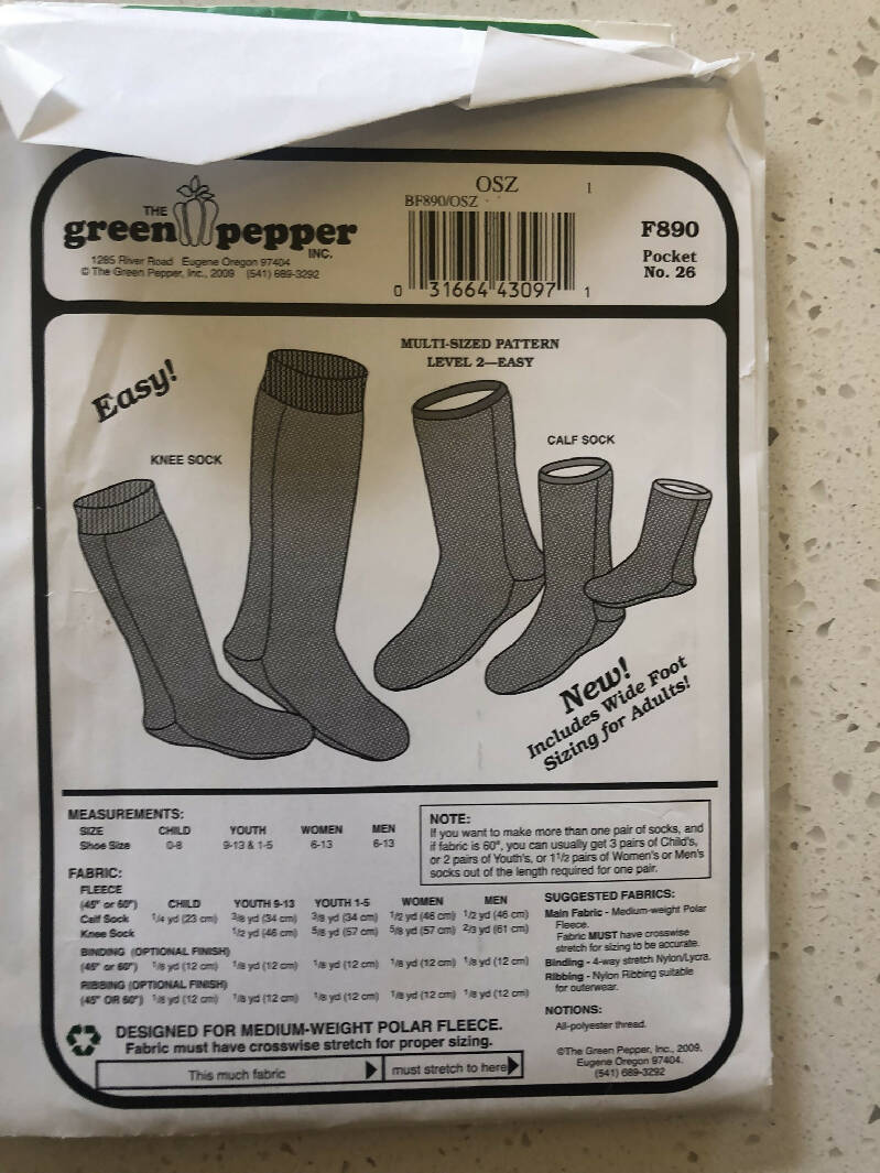 The Green Pepper Pattern No. 890 - Polar Socks – Destashify the-green-pepper-pattern-no-890-polar-socks-destashify