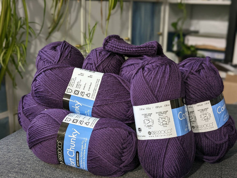Berroco Comfort Chunky, Aubergine purple - 800g/28oz - 5150m/1200yd