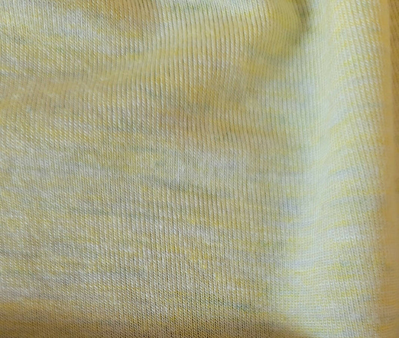 Soft yellow semi-opaque t shirt knit - 2 yds