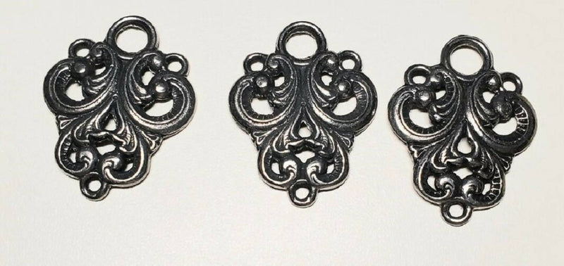 Vintage Pewter Clasps for Capes or Sweaters