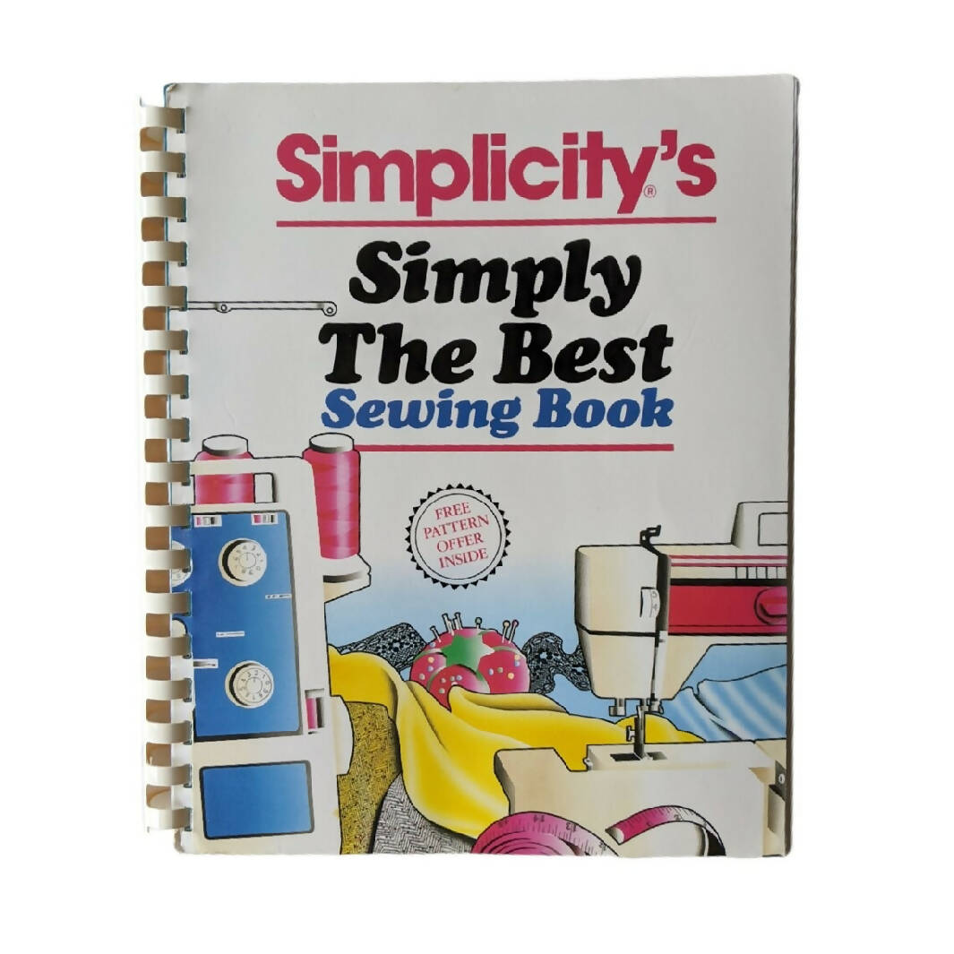 1988 Simplicity's Simply The Best Sewing Book, Vintage, Classic Patter ...