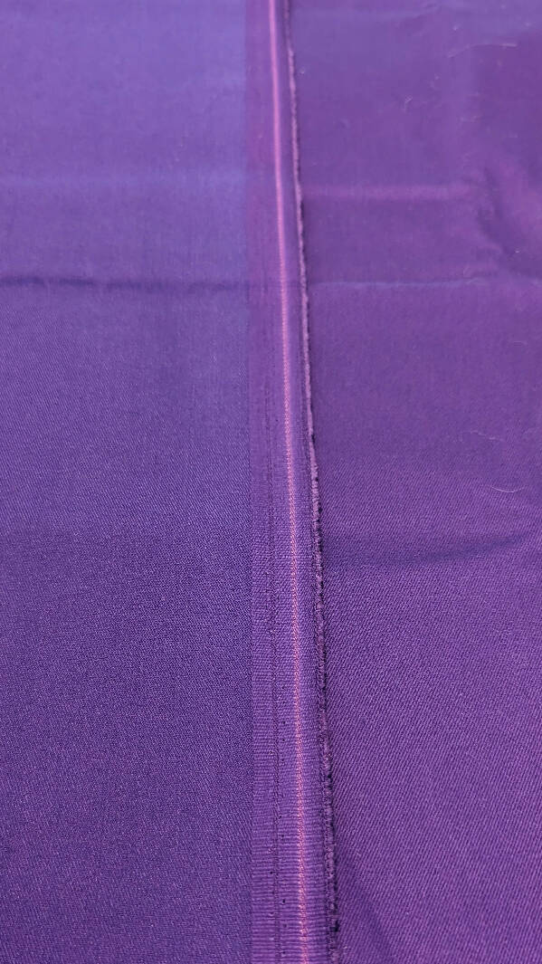 Grape Purple Stretch Cotton Woven Fabric 33"L x 55"W