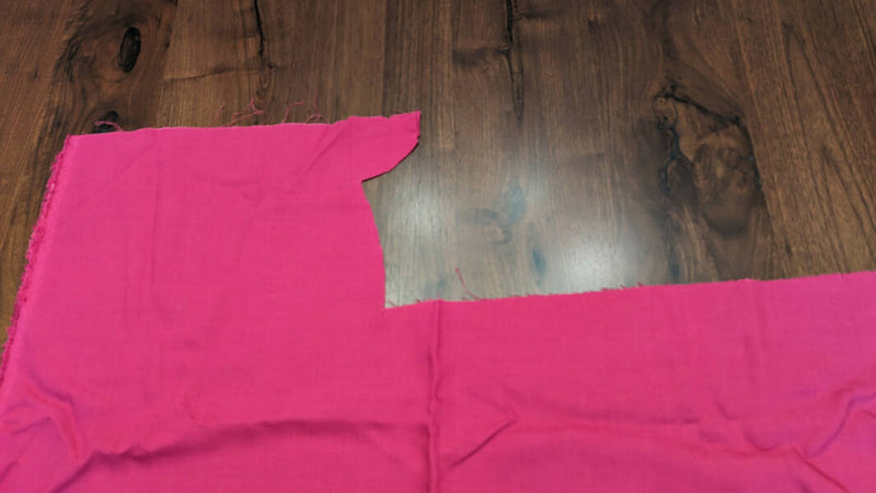 Fuchsia Pink Fine Linen Woven Fabric 58"W - 1 1/4 yd+