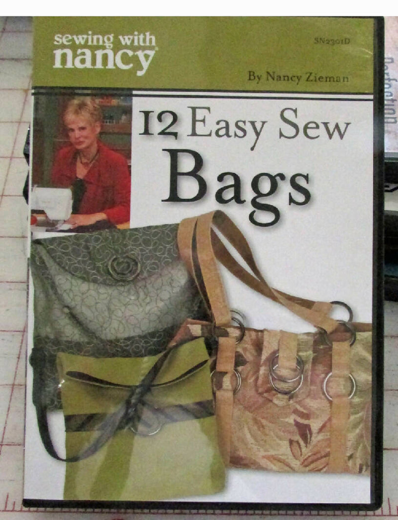 12 Easy sew Bags by Nancy Zieman