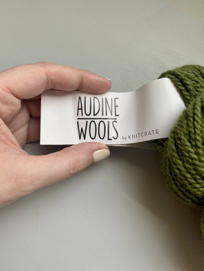 Audine Wools, Halo DK, Olive