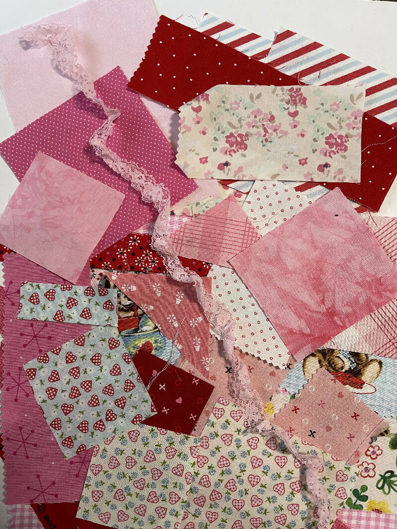 Pink & Red Fabric Bundle