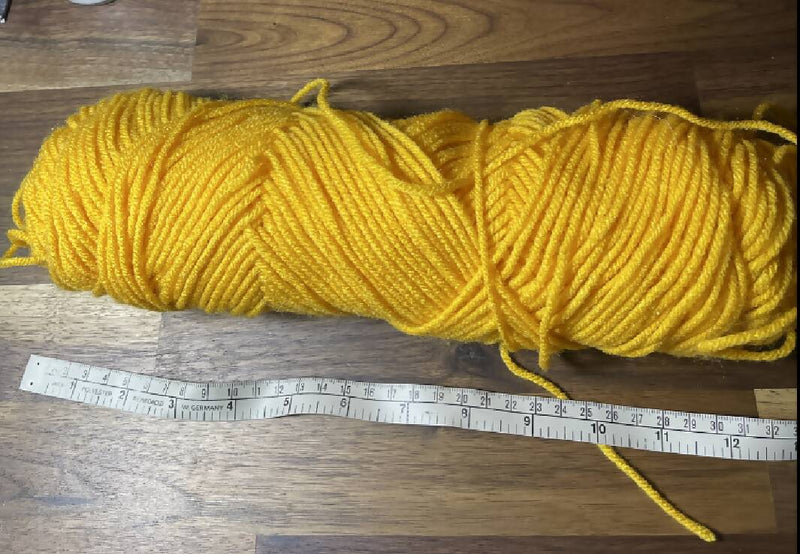 Yellow Acrylic Yarn