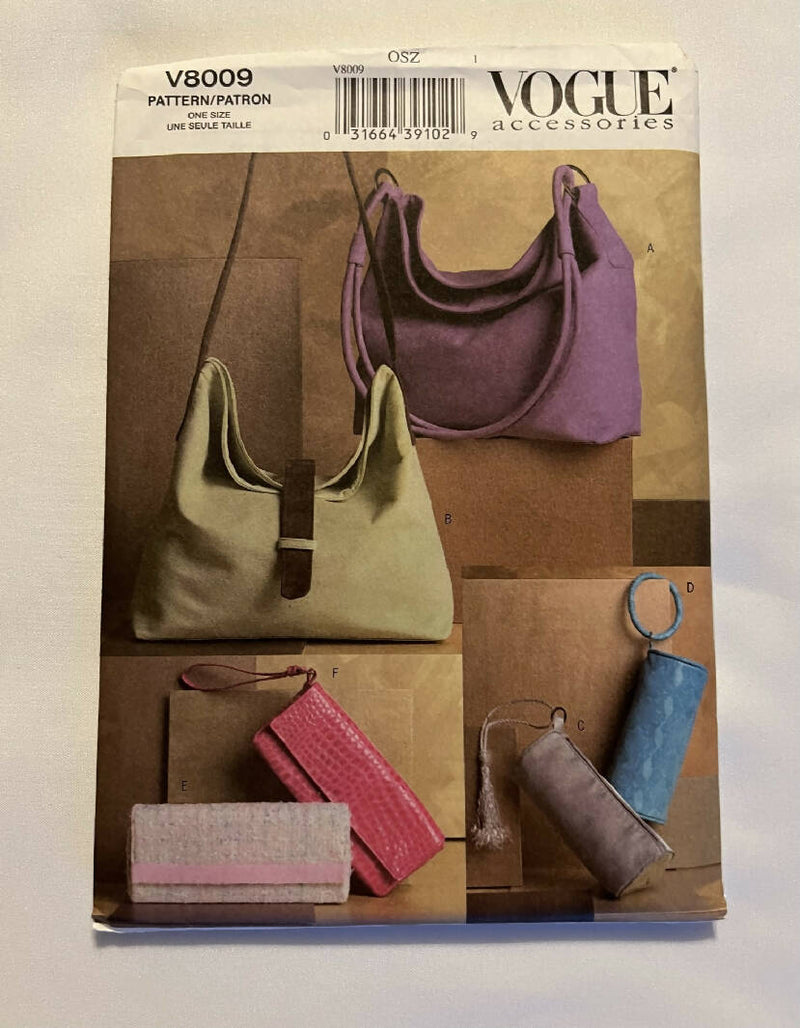 Vogue Patterns 8760 Bags