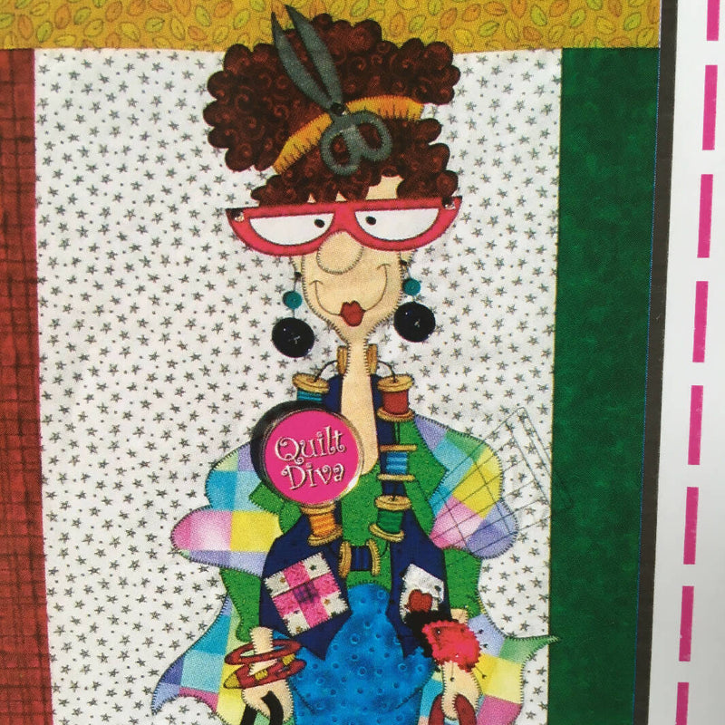 PATTERN Quilt Diva with Button