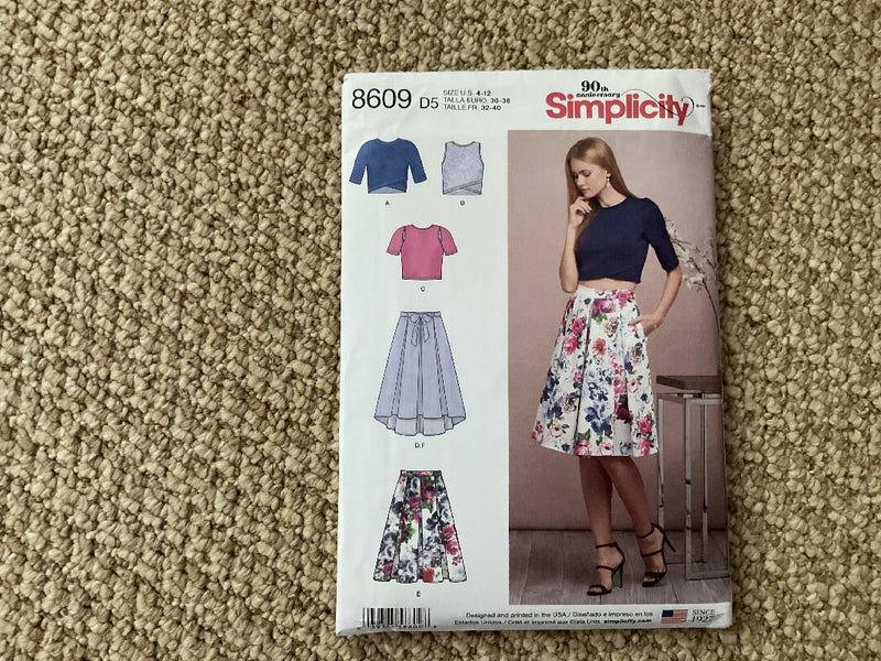 7 Dress/Skirt patterns bundle