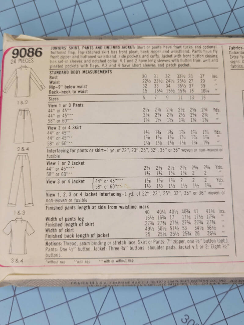 Simplicity 9086