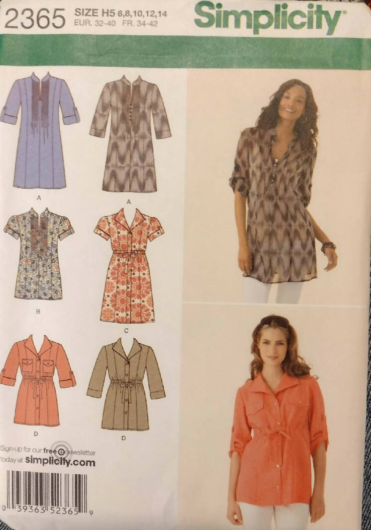 Vintage Simplicity Sewing Patterns Jackets, Tunics, Dress, Jacket & Sash Uncut Misses Sizes 6,8,10,12,14