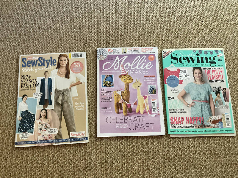 3 Sewing magazines