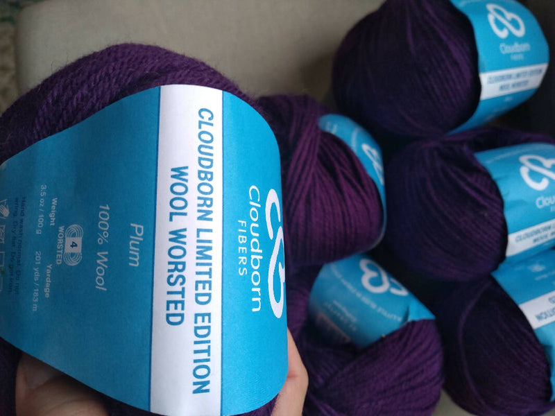 Cloudborn Fibers Worsted Wool