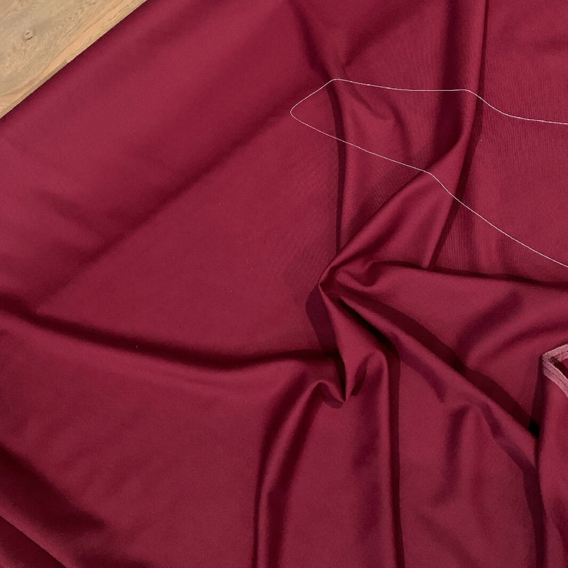 Maroon Wool - Yardage