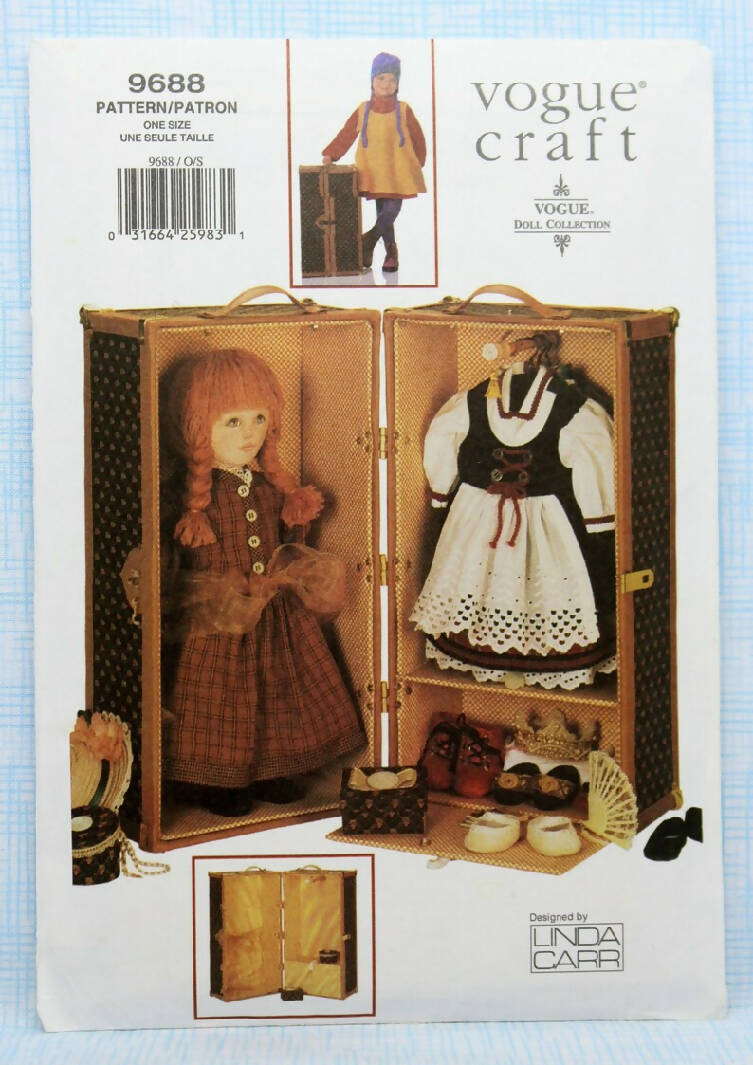 Vogue 9688/Linda Carr Vogue Doll Collection/Doll Trunk Pattern
