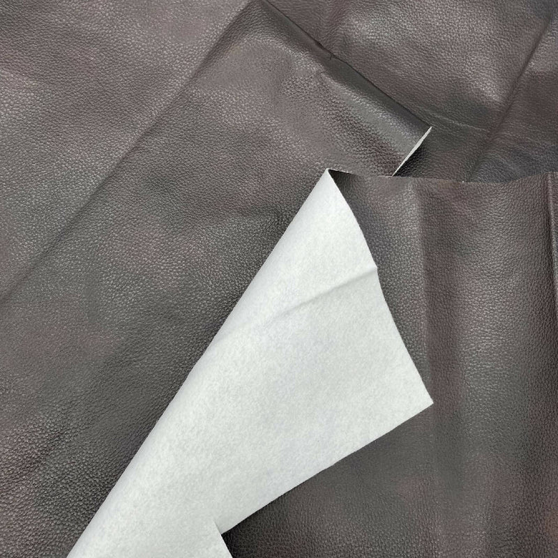 Brown Faux Leather - 1/2 Yard