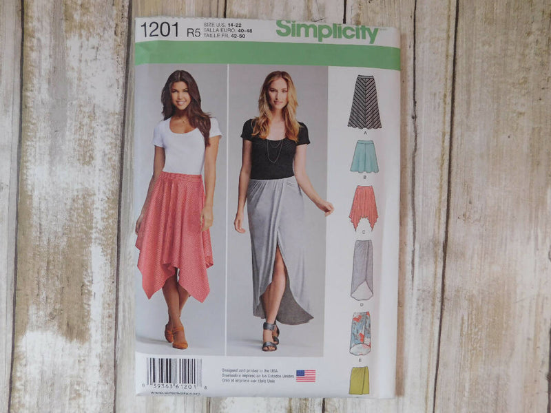 Simplicity skirt pattern 1201