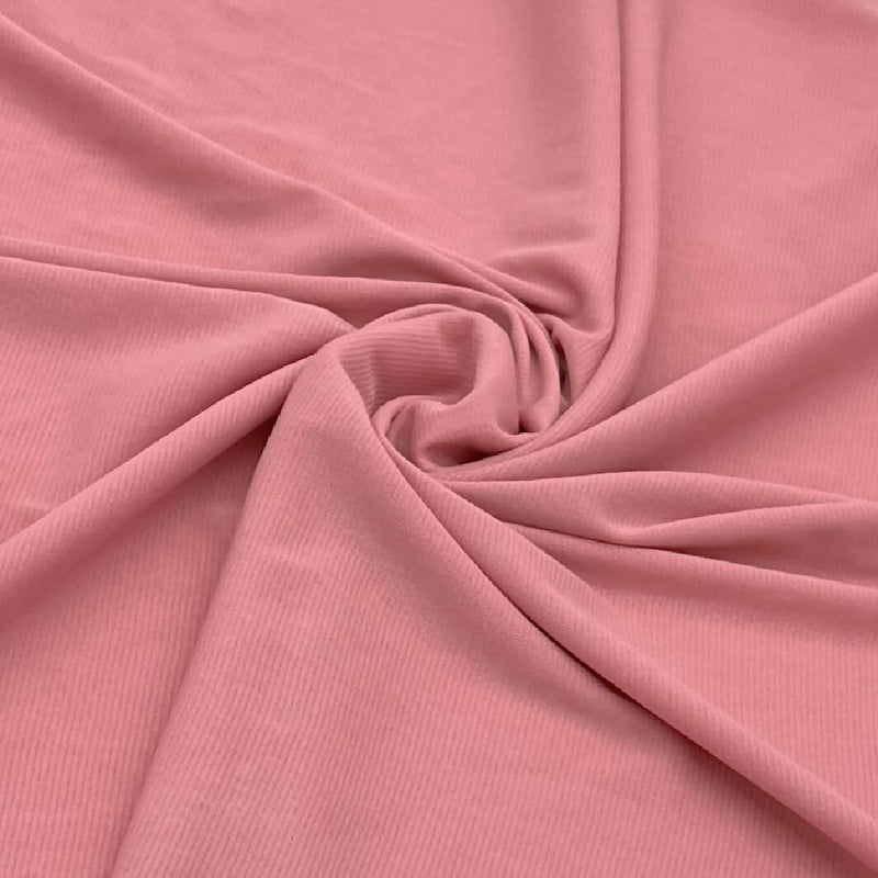 Pink Sheer Synthetic Knit - 1 Yrd