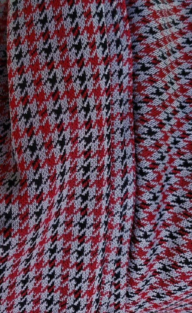 Vintage Houndstooth Double Knit