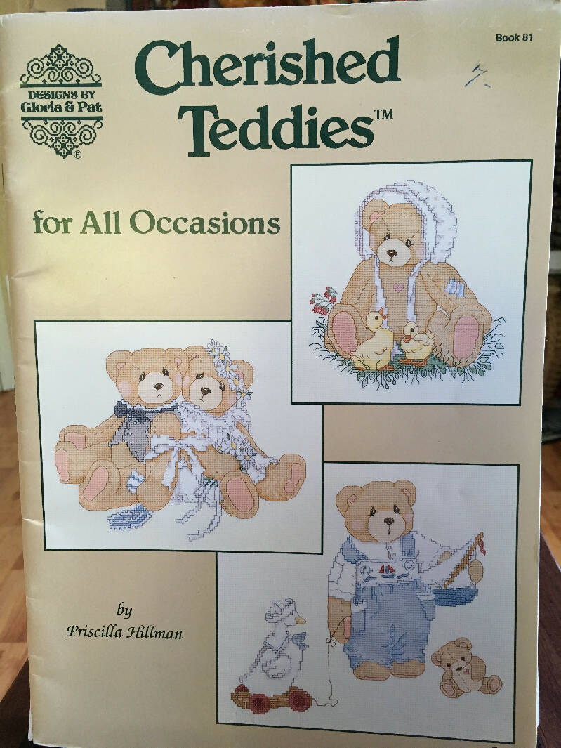 Counted Cross Stitch Cherished Teddies for All Occasions Book 81