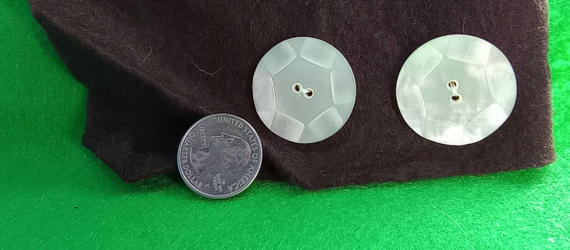 Vintage Mother of Pearl Buttons - Pair