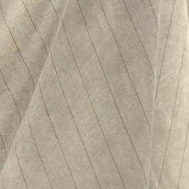 Taupe Pinstriped Modal Blend Woven - like Tencel (yardage)