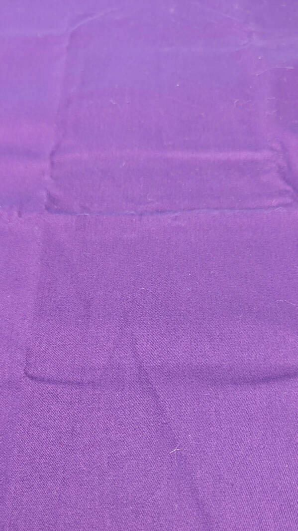 Grape Purple Stretch Cotton Woven Fabric 33"L x 55"W