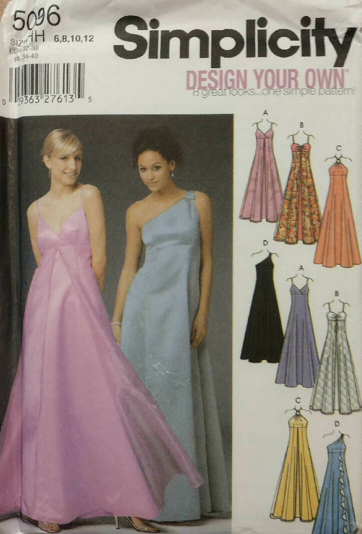 Vintage Style Sewing Patterns Gowns, Dresses, Pants, Pantsuits, Jackets,