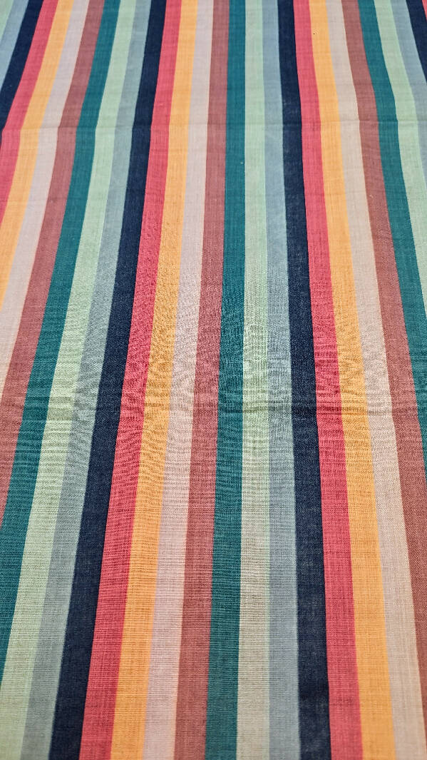 Pastel Stripes Cotton Shirting Woven 44"W - 2 yds
