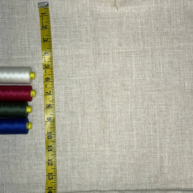Beige Heavy Linen-Look Woven - 3.25 Yds
