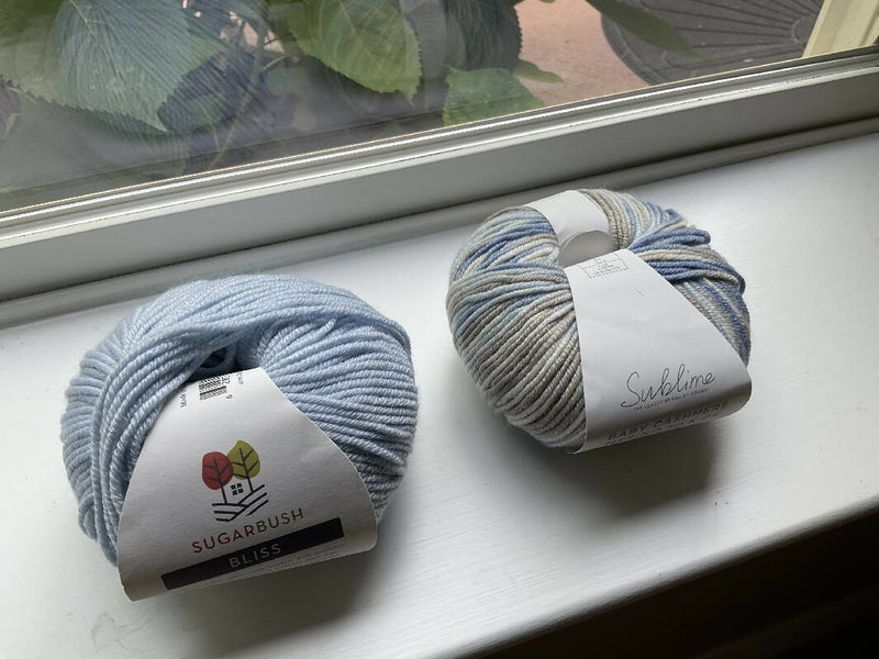 5 balls merino/silk/cashmere blend yarn