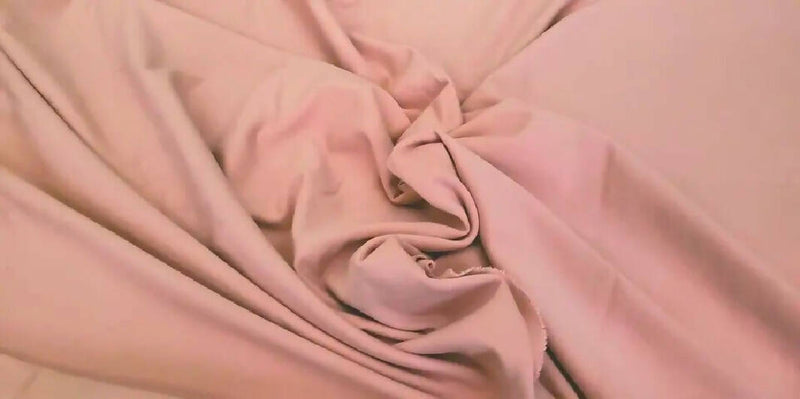 Dusty Pink Ponte Knit Fabric