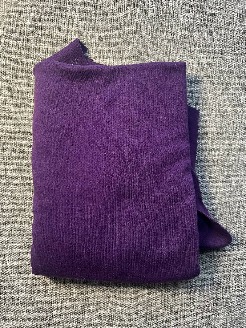 Royal Purple Knit Fabric 28" wide by 1.5 yards