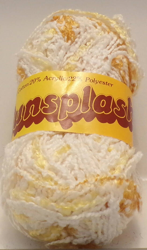 Brunswick Sunsplash Daffodil 40 Gram Skein Lot of 4