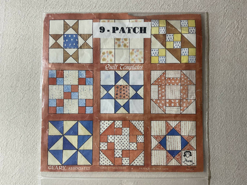 Quilting pattern template sets