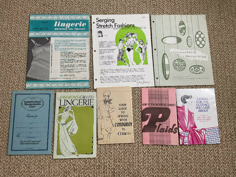 Vintage Sewing pamphlets