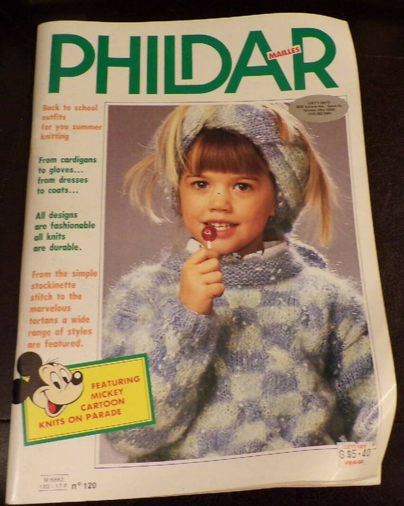 Phildar Mailles Magazine - Back To School Outfits, 1985 