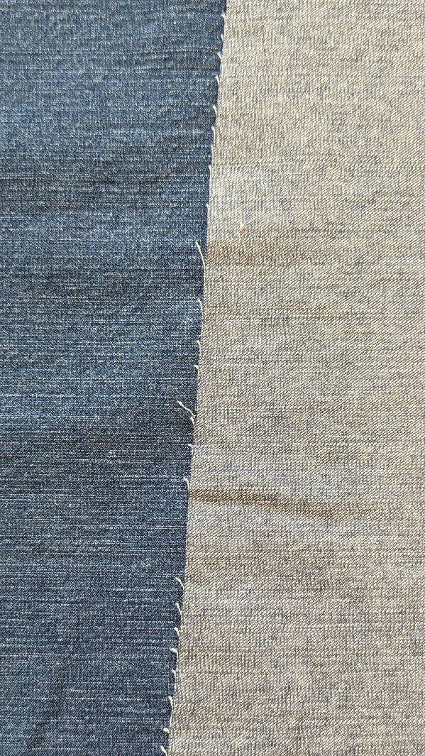 Medium Blue Non Stretch Denim 58"W - 2 yds plus