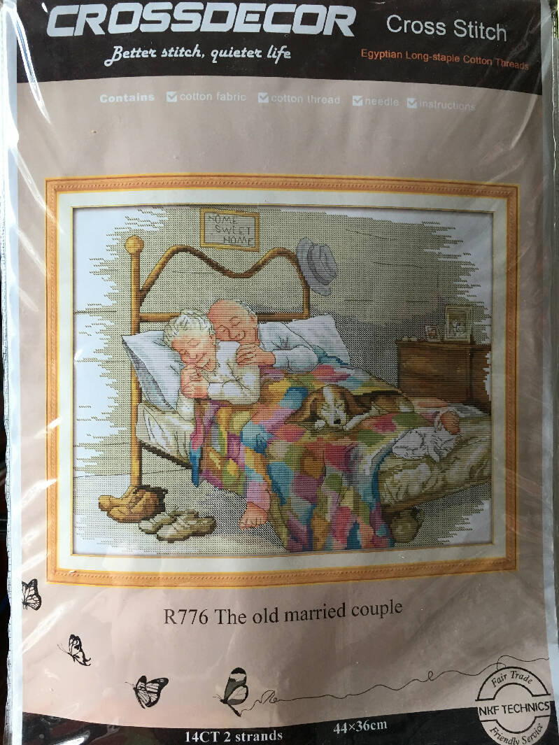 Old Married Couple, The a Counted Cross Stitch KIT