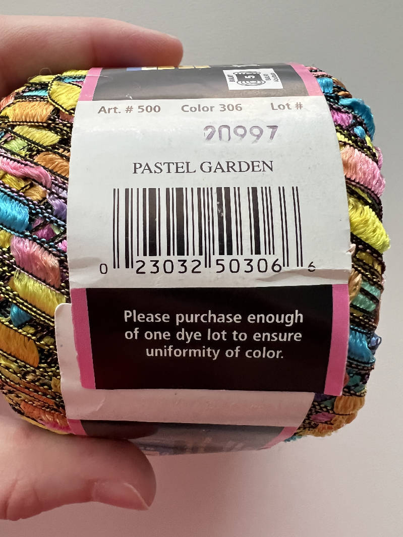 Lion Brand Yarn Trellis - Pastel Garden (Partial cake)