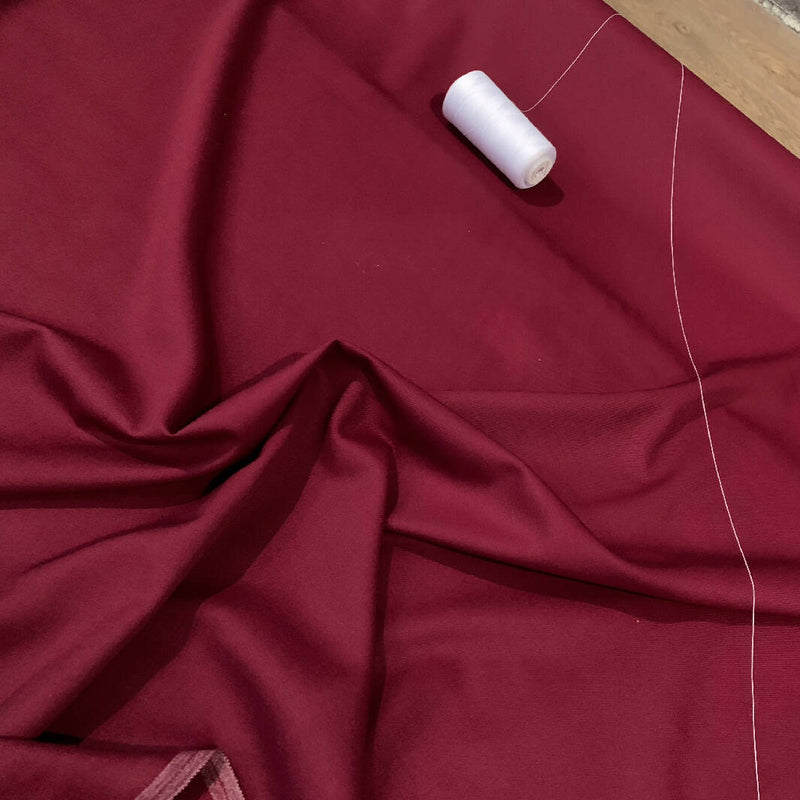 Maroon Wool - Yardage