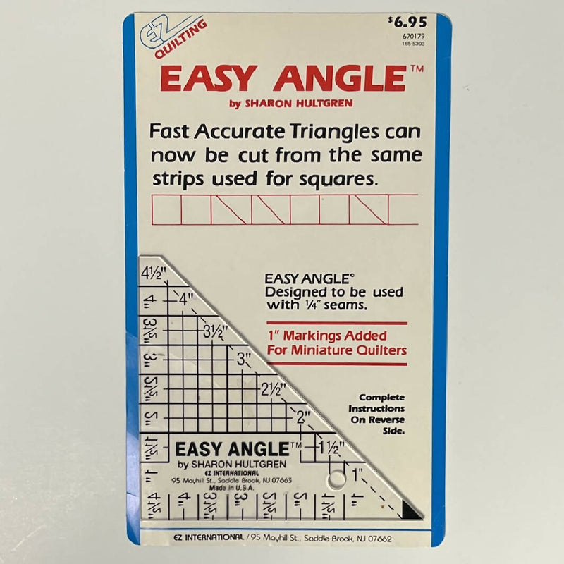 Easy Angle Quilting Template