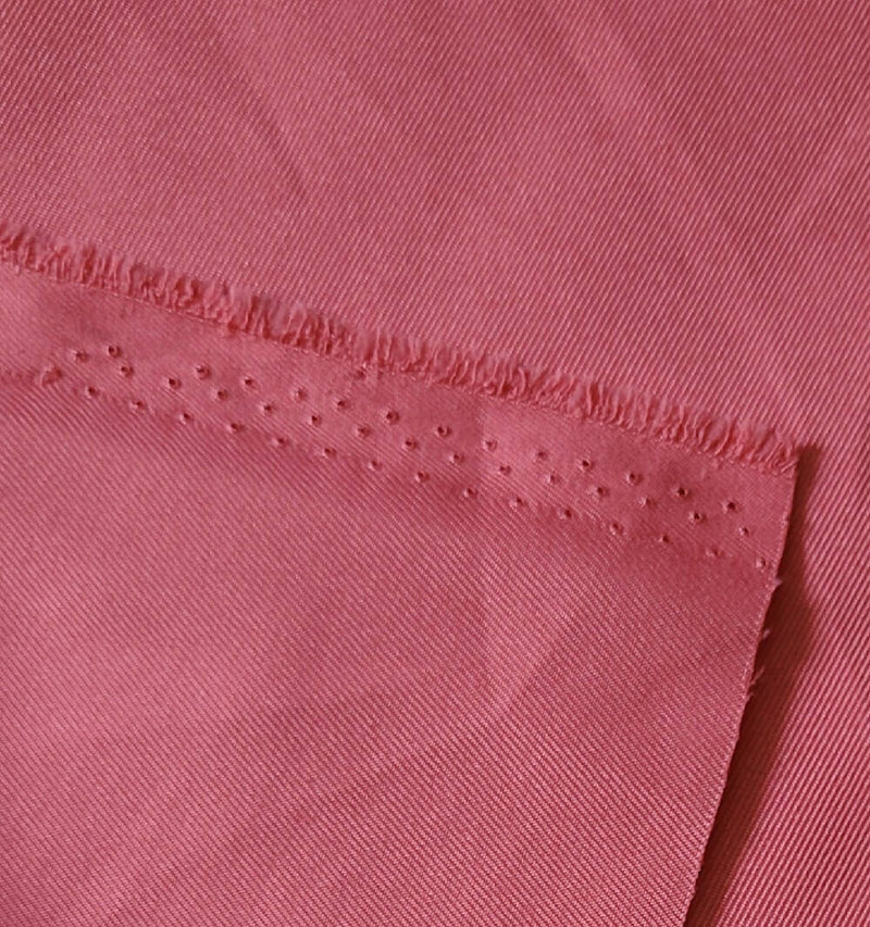 Polyester Twill Fabric Solid Coral - 4 yards