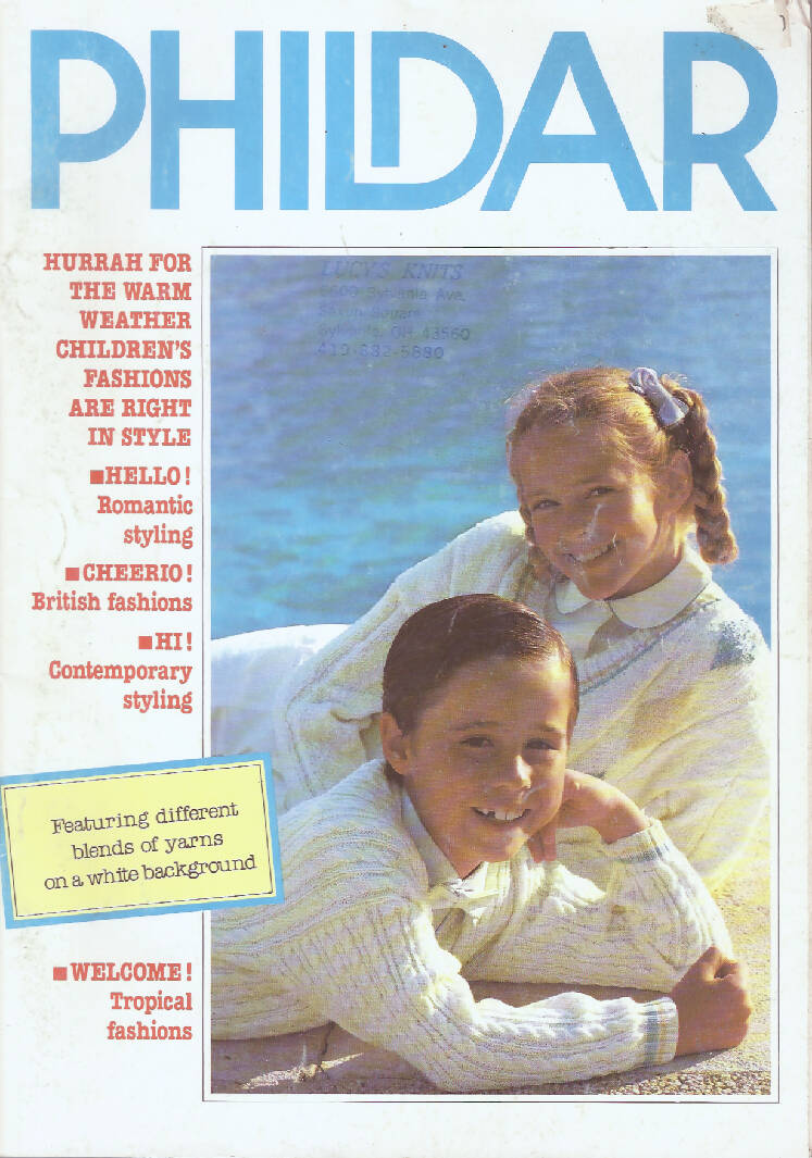 Phildar Mailles Magazine - Children Summer, Tropical Fashion 1st Trimester 1985